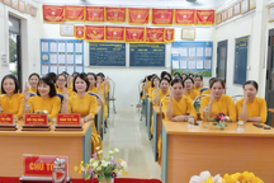 TRƯỜNG MẦM NON NINH PHÚC TỔ CHỨC THÀNH CÔNG  HỘI NGHỊ CÁN BỘ, VIÊN CHỨC VÀ NGƯỜI LAO ĐỘNG NĂM HỌC 2025 – 2026 – LAN TỎA TINH THẦN TƯƠNG THÂN TƯƠNG ÁI HƯỚNG VỀ ĐỒNG BÀO BÃO LỤT