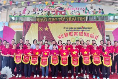 TRƯỜNG MẦM NON NINH PHÚC TỔ CHỨC THÀNH CÔNG “NGÀY HỘI THỂ DỤC THỂ THAO CỦA BÉ”  NĂM HỌC 2025 – 2026