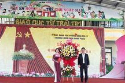 TRƯỜNG MẦM NON NINH PHÚC LONG TRỌNG TỔ CHỨC KỶ NIỆM 43 NĂM NGÀY NHÀ GIÁO VIỆT NAM 20/11